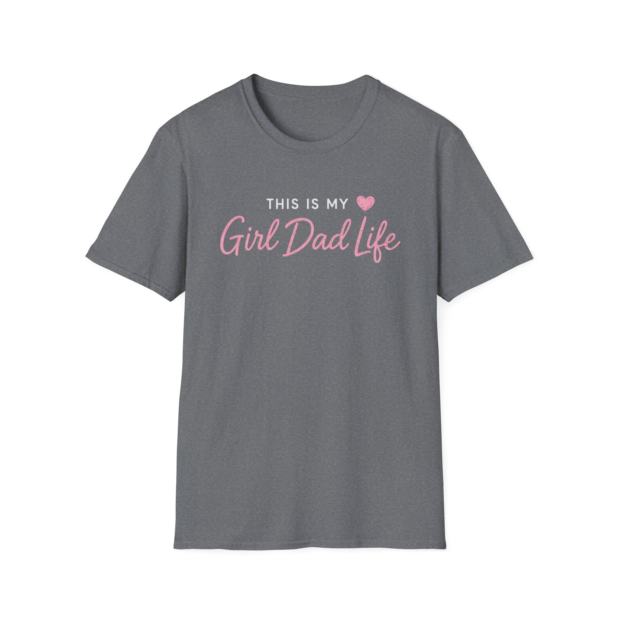 This is my Girl Dad Life - pink minimal T-Shirt