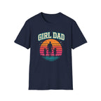 Girl Dad Sunset - 2 girls T-Shirt