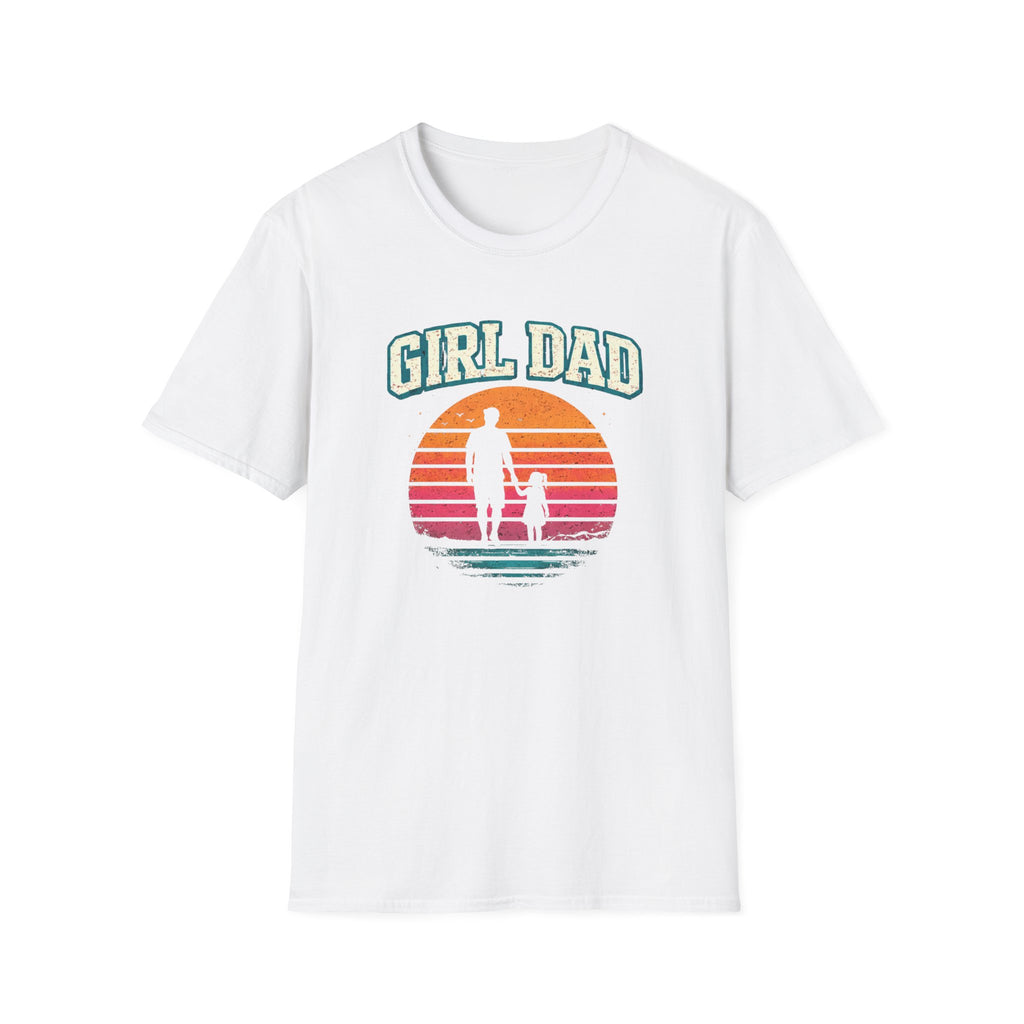 Girl Dad Sunset - 1 girl T-Shirt