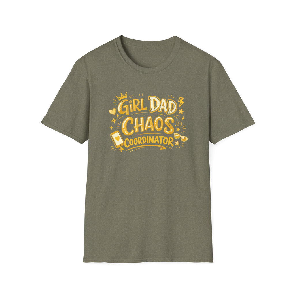 Girl Dad: Chaos Coordinator - Teen - graphic T-Shirt