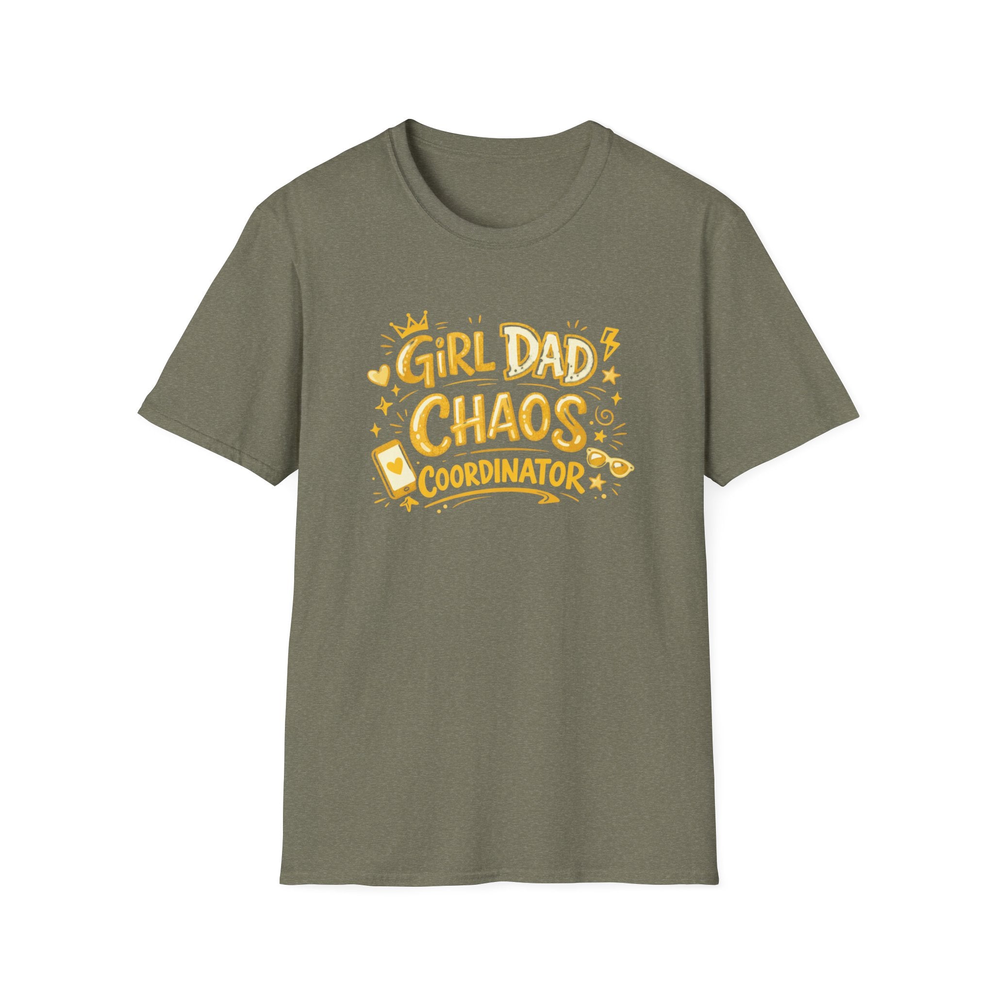 Girl Dad: Chaos Coordinator - Teen - graphic T-Shirt