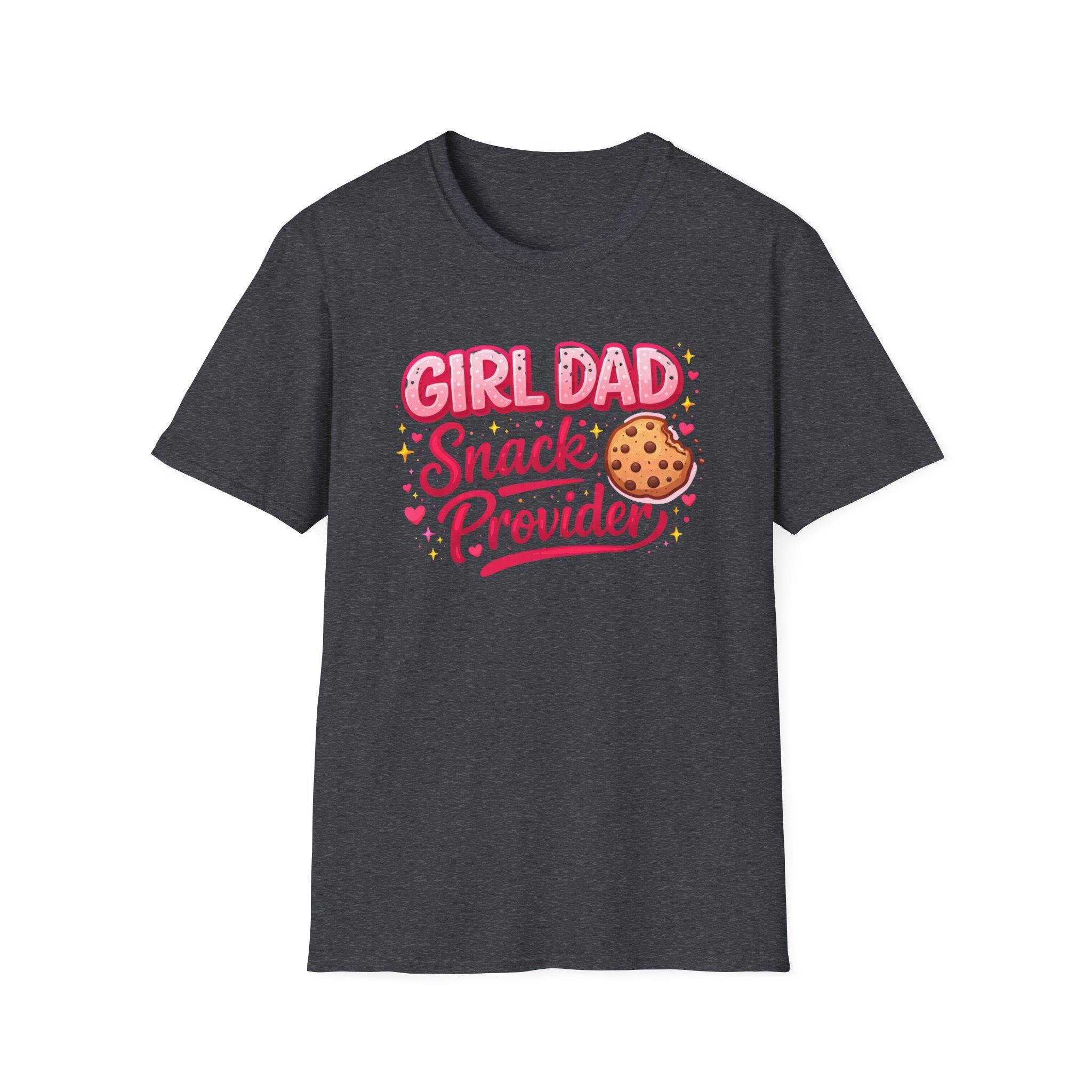 Girl Dad: Snack Provider - pink graphic T-Shirt