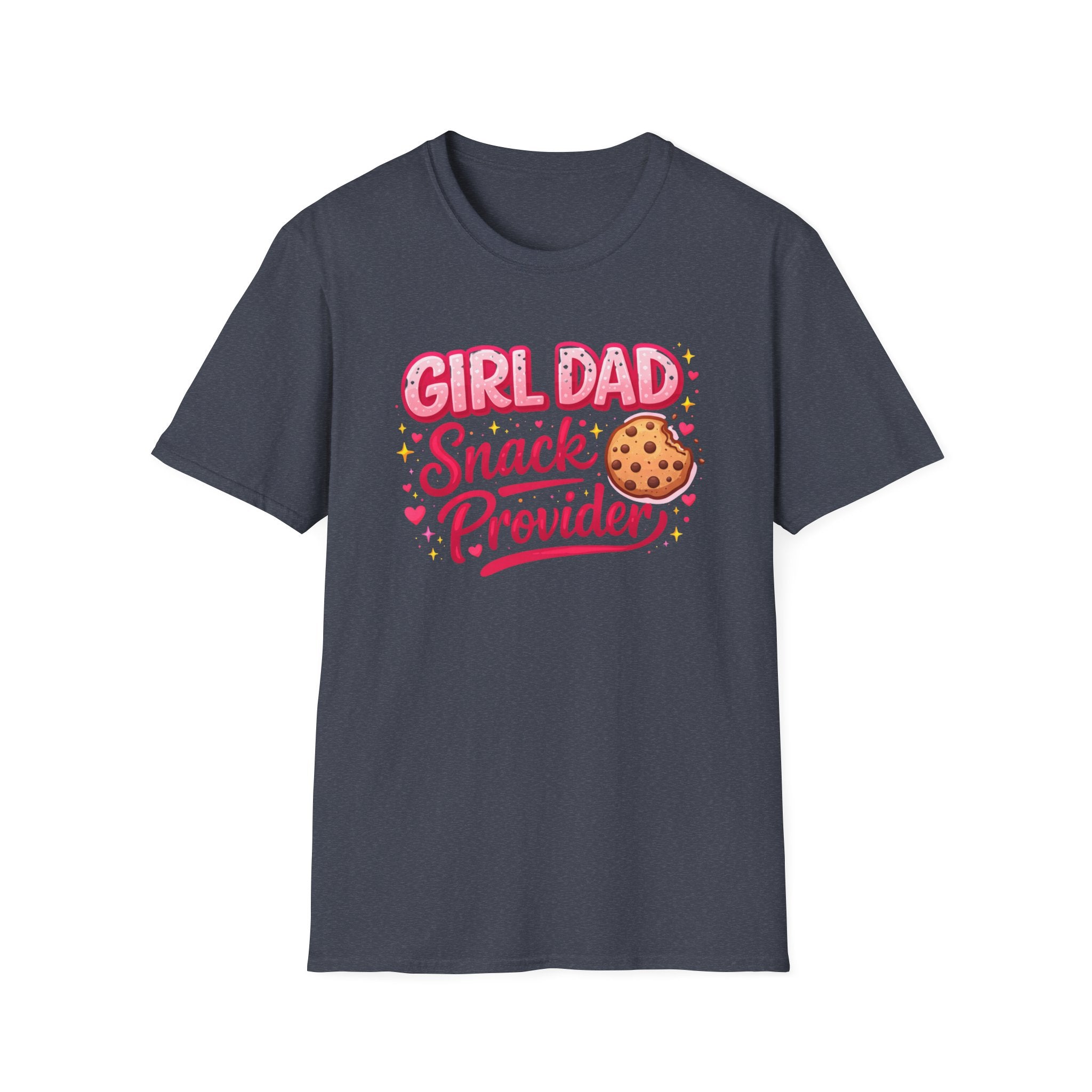 Girl Dad: Snack Provider - pink graphic T-Shirt