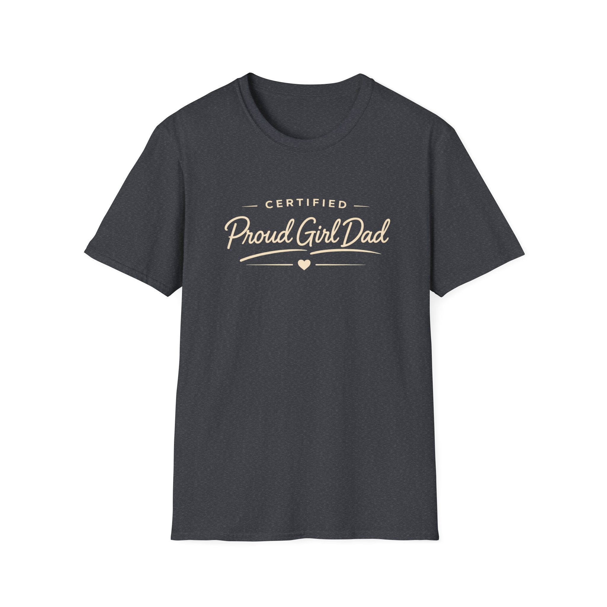 Certified Proud Girl Dad - minimal T-Shirt
