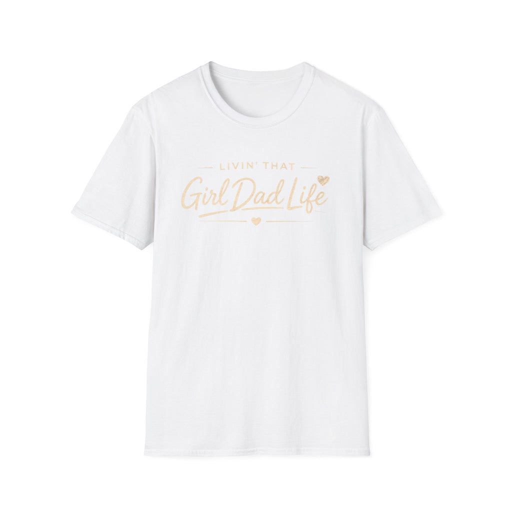 Livin' That Girl Dad Life - minimal T-Shirt