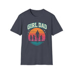 Girl Dad Sunset - 3 girls T-Shirt