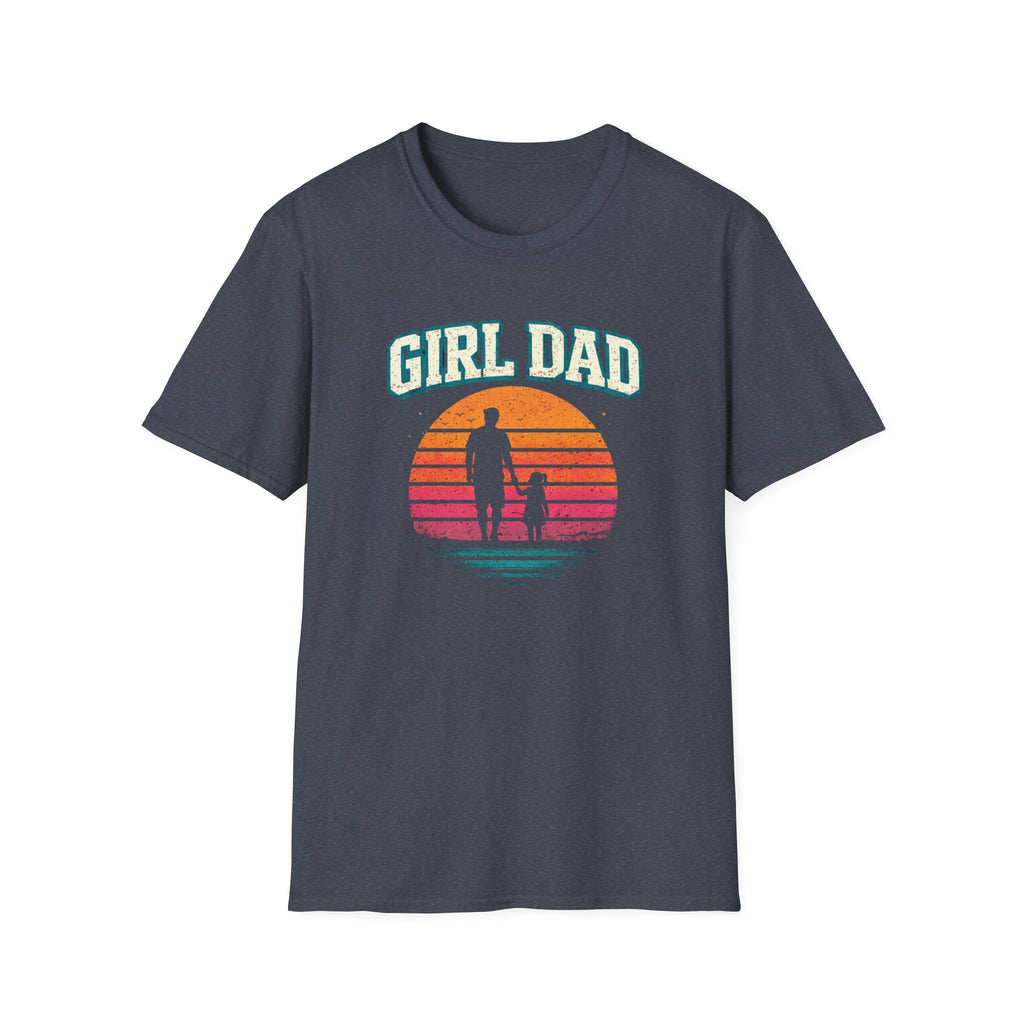 Girl Dad Sunset - 1 girl T-Shirt