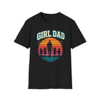 Girl Dad Sunset - 4 girls T-Shirt