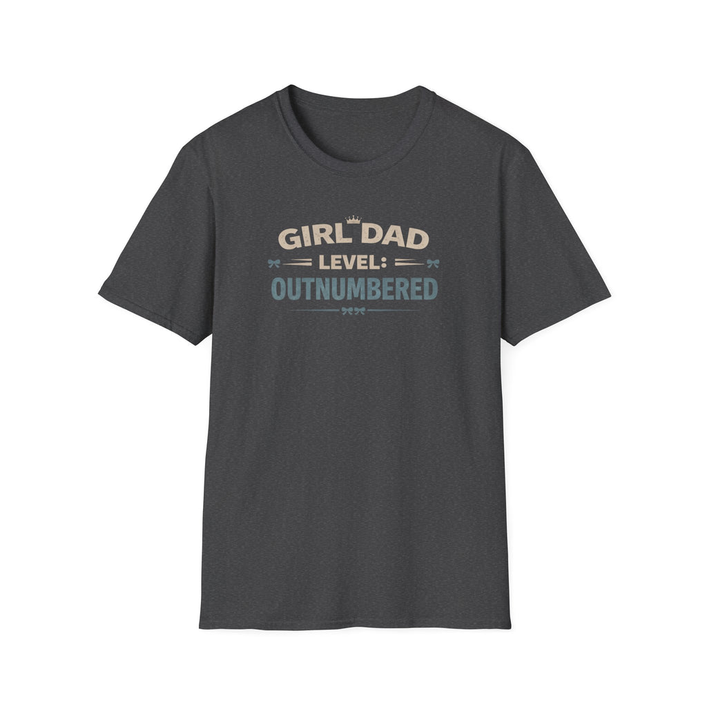 Girl Dad Level: outnumbered T-Shirt