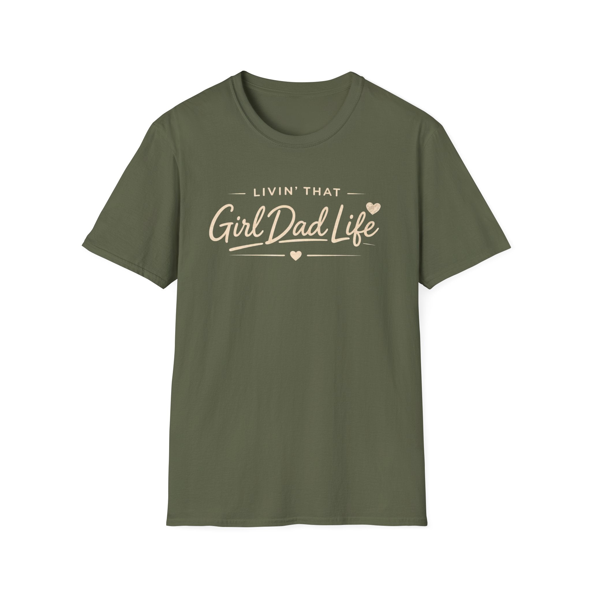 Livin' That Girl Dad Life - minimal T-Shirt