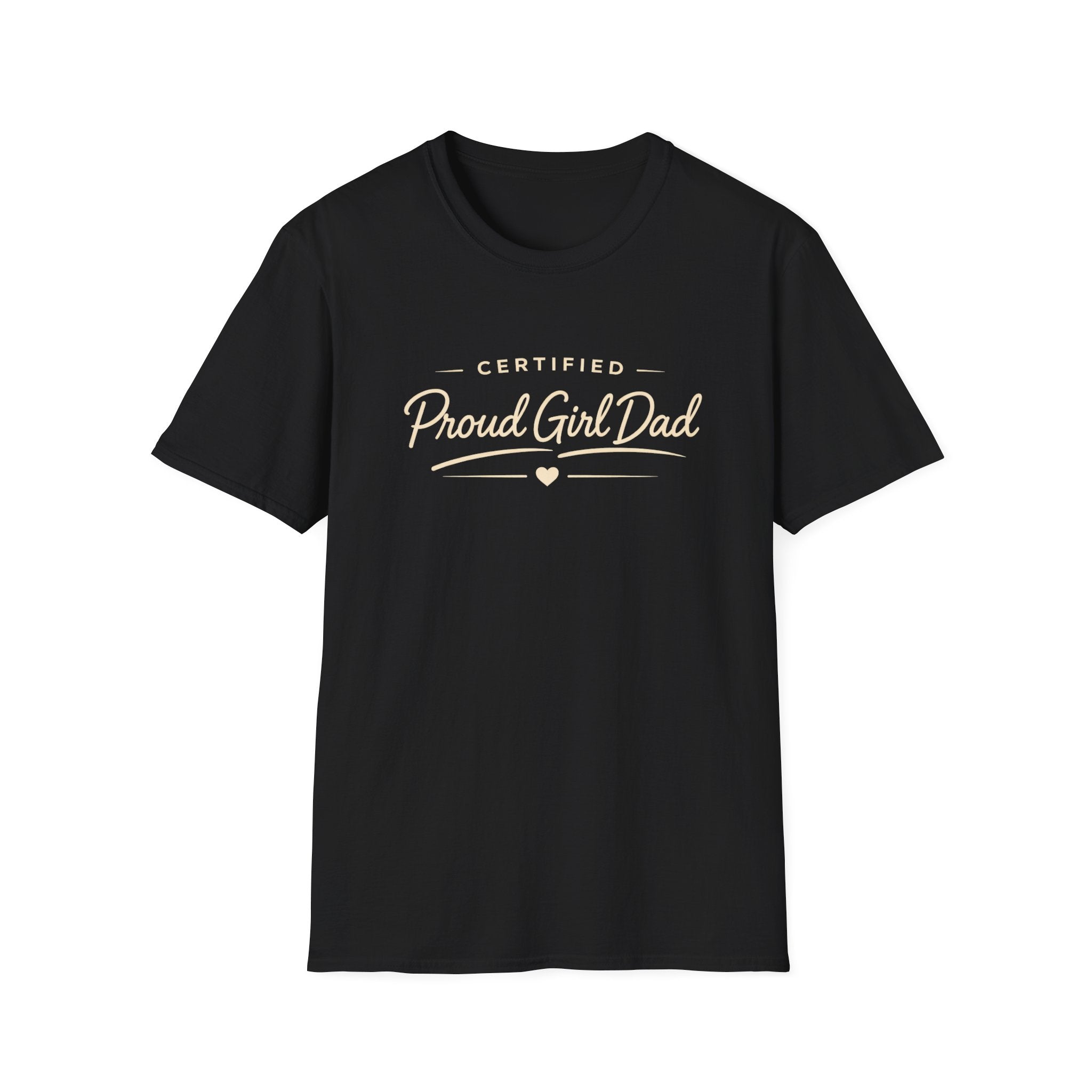 Certified Proud Girl Dad - minimal T-Shirt