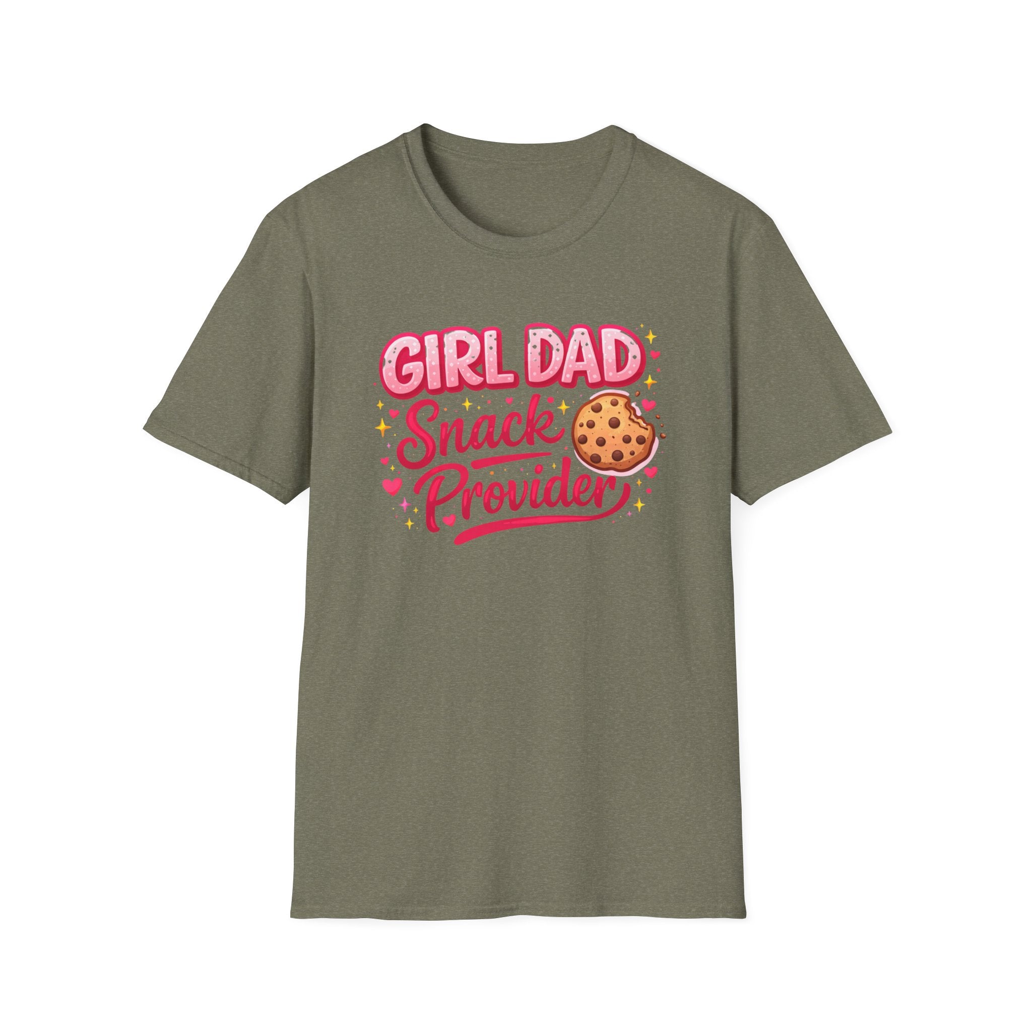 Girl Dad: Snack Provider - pink graphic T-Shirt