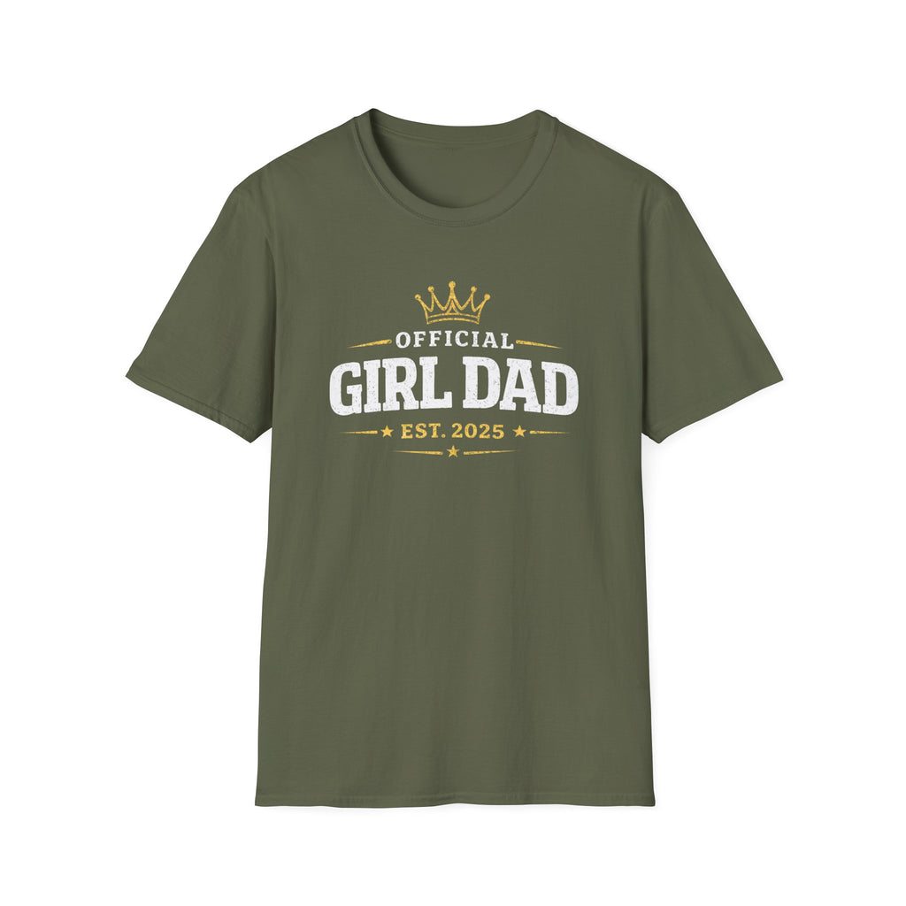 Official Girl Dad - Est. 2025 - minimal T-Shirt