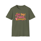 Girl Dad: Chaos Coordinator - Teen - pink graphic T-Shirt