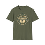 Girl Dad: Outnumbered - 4 girls - minimal T-shirt