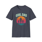 Girl Dad Sunset - 2 girls T-Shirt