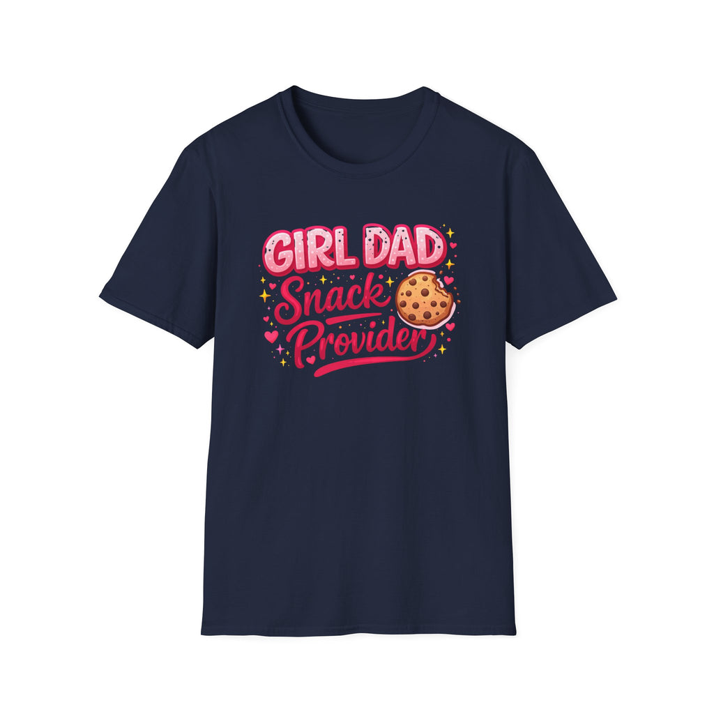 Girl Dad: Snack Provider - pink graphic T-Shirt