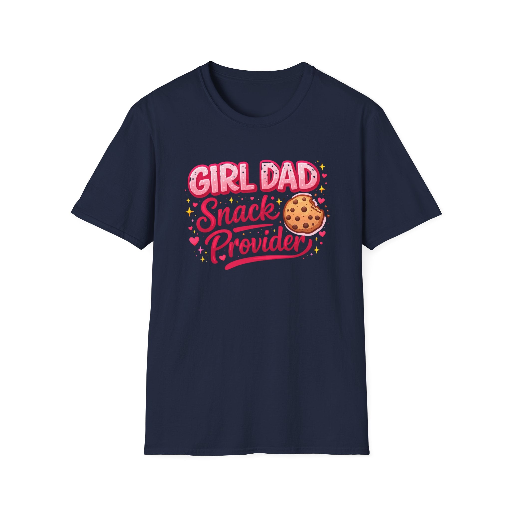 Girl Dad: Snack Provider - pink graphic T-Shirt