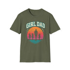 Girl Dad Sunset - 3 girls T-Shirt