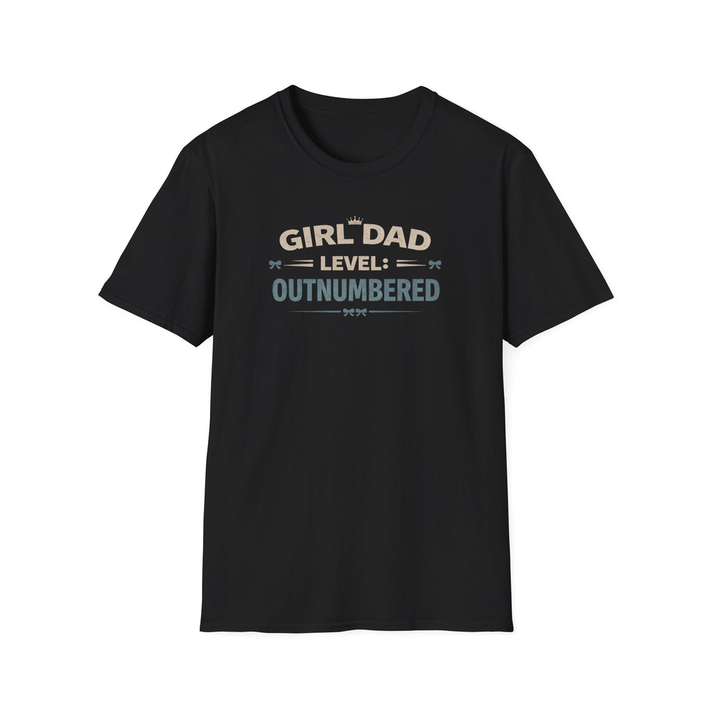 Girl Dad Level: outnumbered T-Shirt