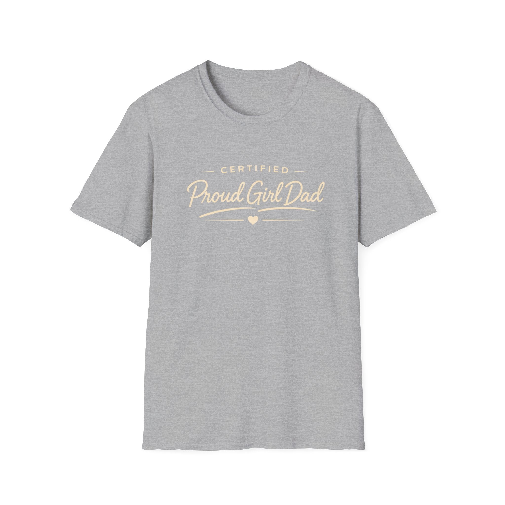 Certified Proud Girl Dad - minimal T-Shirt