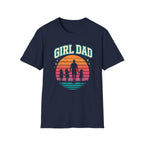 Girl Dad Sunset - 3 girls T-Shirt