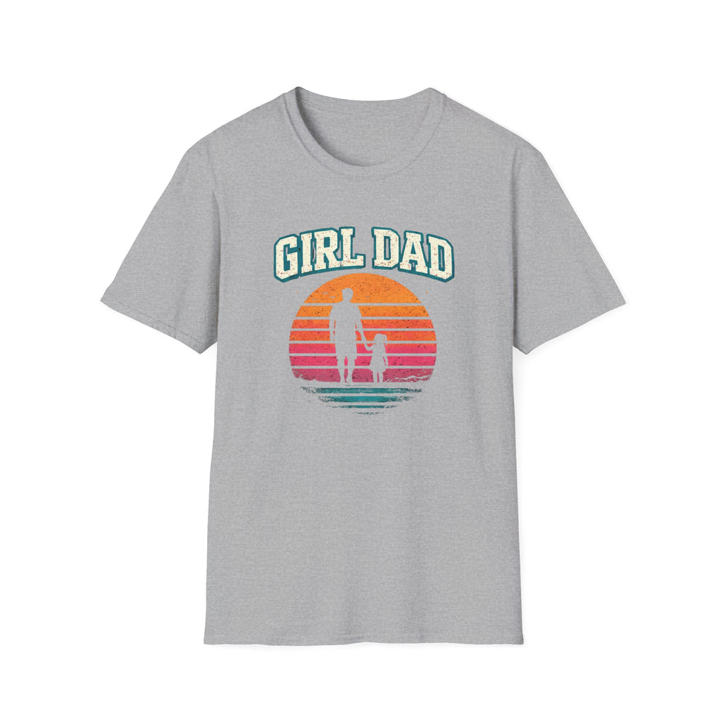 Girl Dad Sunset - 1 girl T-Shirt