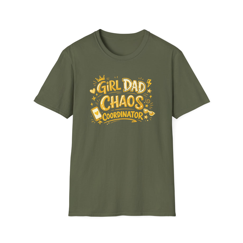 Girl Dad - Chaos Coordinator - graphic T-Shirt