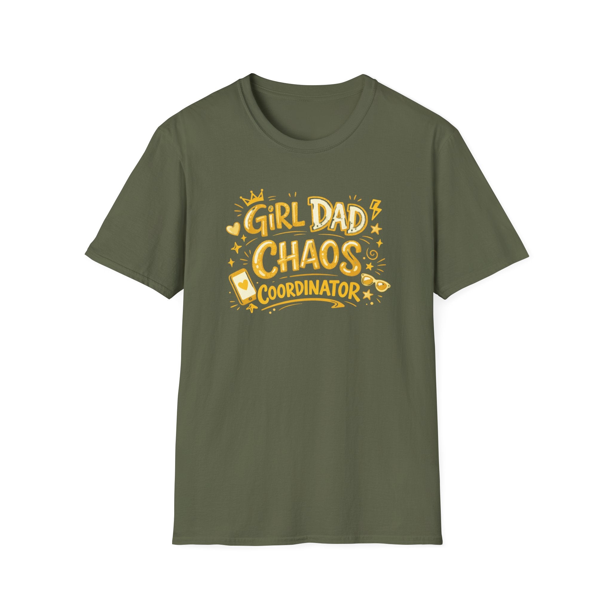 Girl Dad - Chaos Coordinator - graphic T-Shirt
