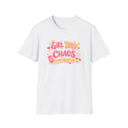 Girl Dad: Chaos Coordinator - Teen - pink graphic T-Shirt