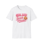 Girl Dad: Snack Provider - pink graphic T-Shirt