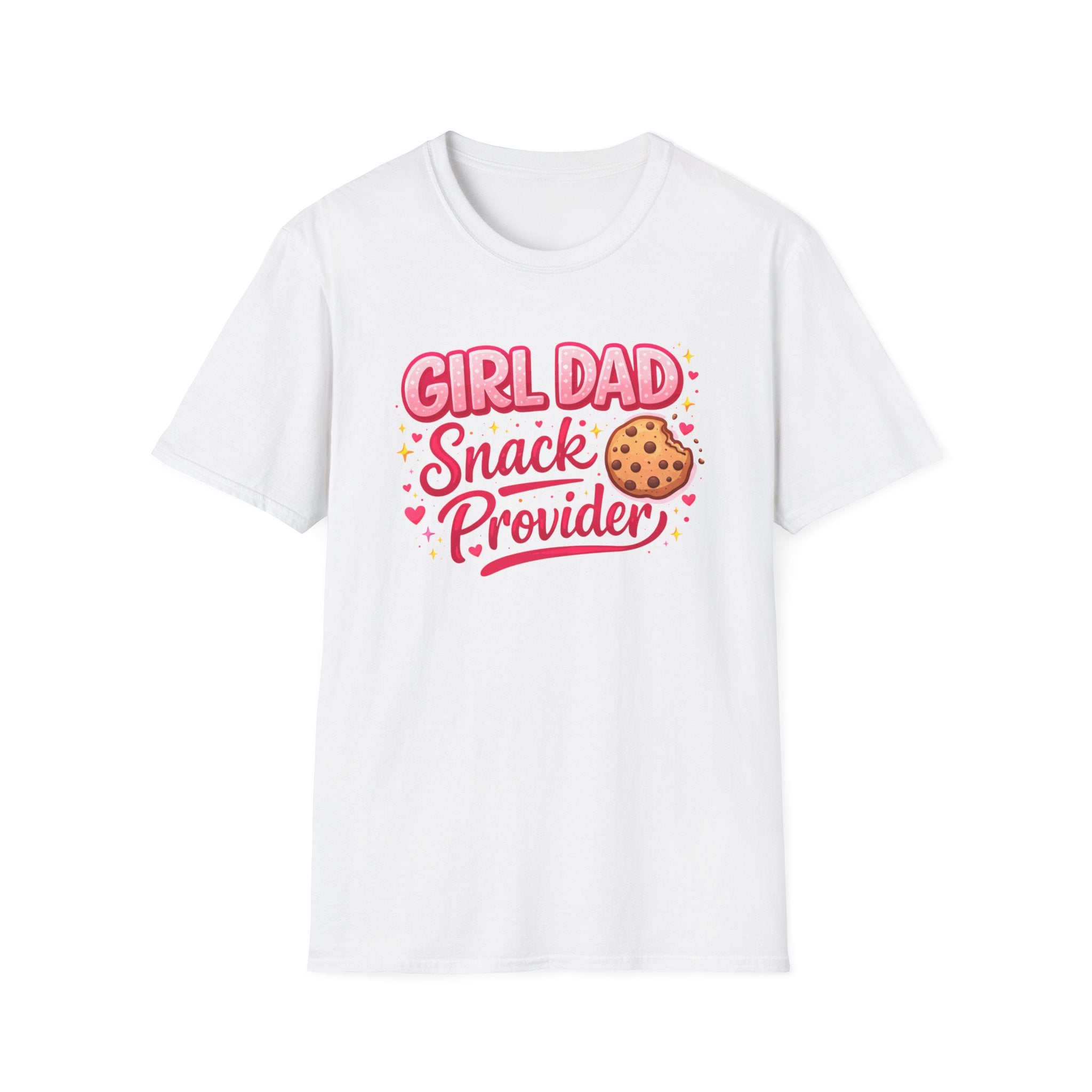Girl Dad: Snack Provider - pink graphic T-Shirt