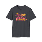 Girl Dad: Chaos Coordinator - Teen - pink graphic T-Shirt