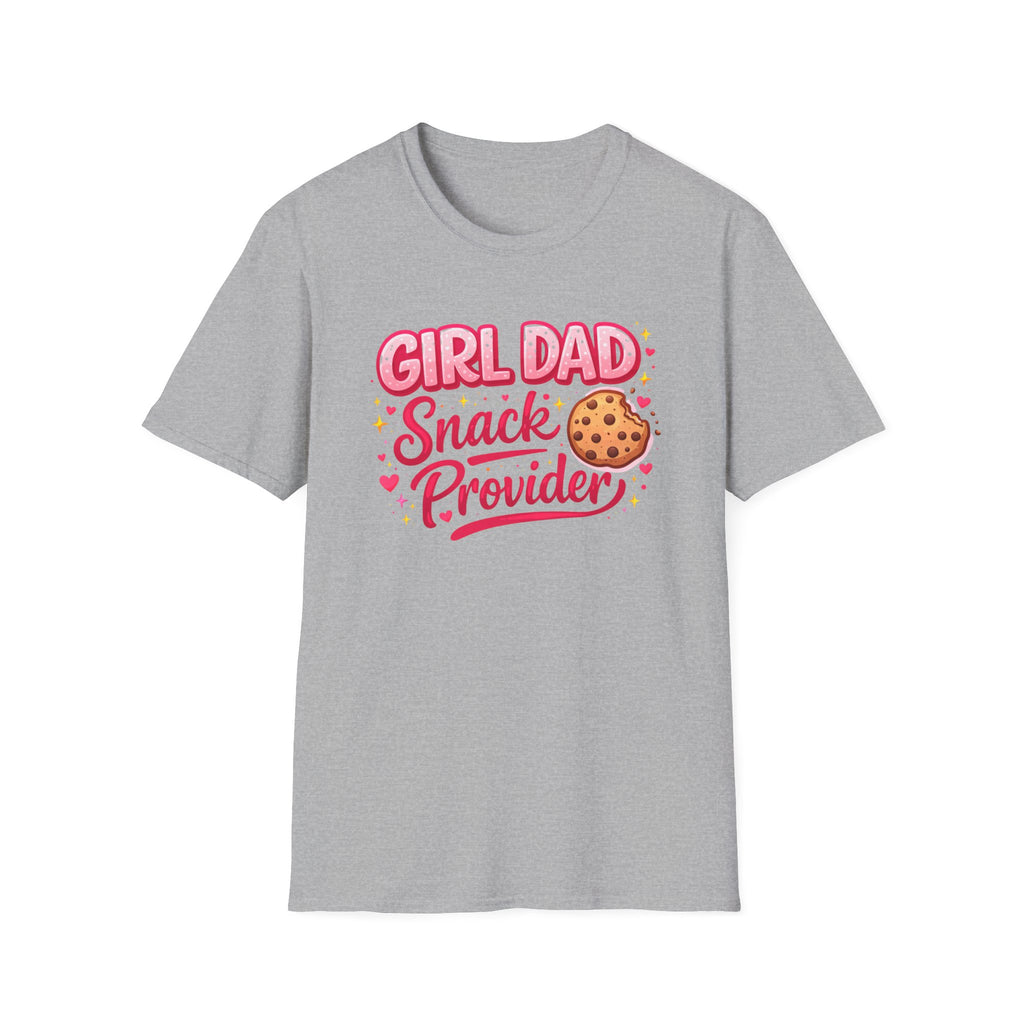 Girl Dad: Snack Provider - pink graphic T-Shirt