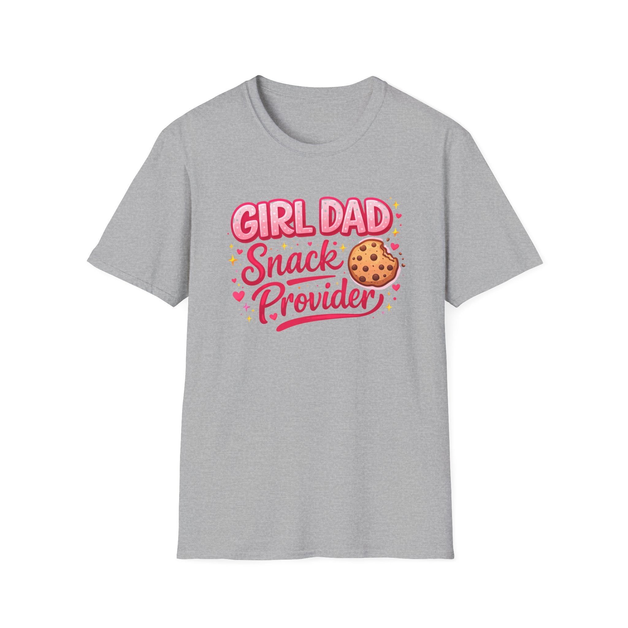 Girl Dad: Snack Provider - pink graphic T-Shirt