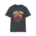Girl Dad Sunset - 4 girls T-Shirt