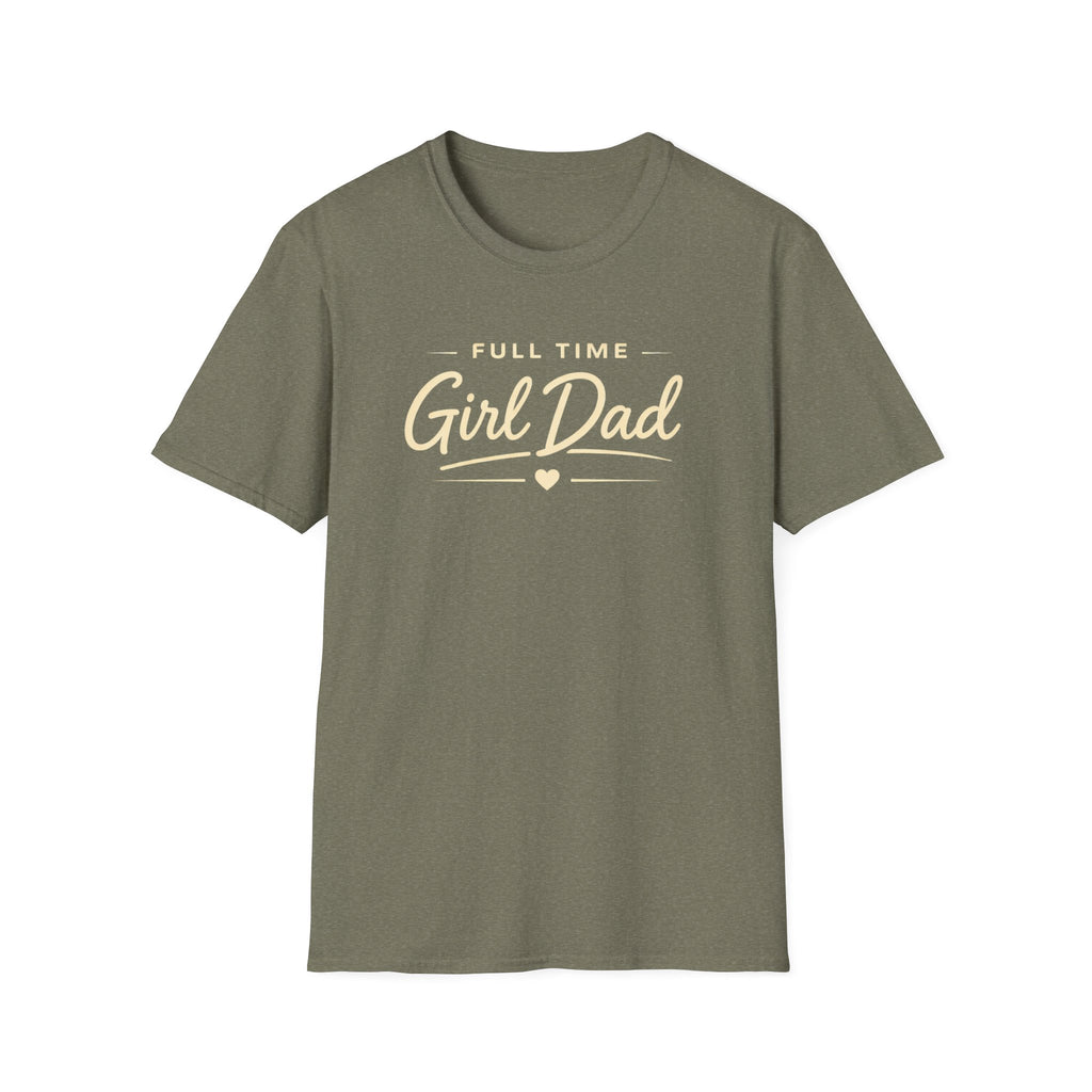 Full Time Girl Dad - minimal T-Shirt