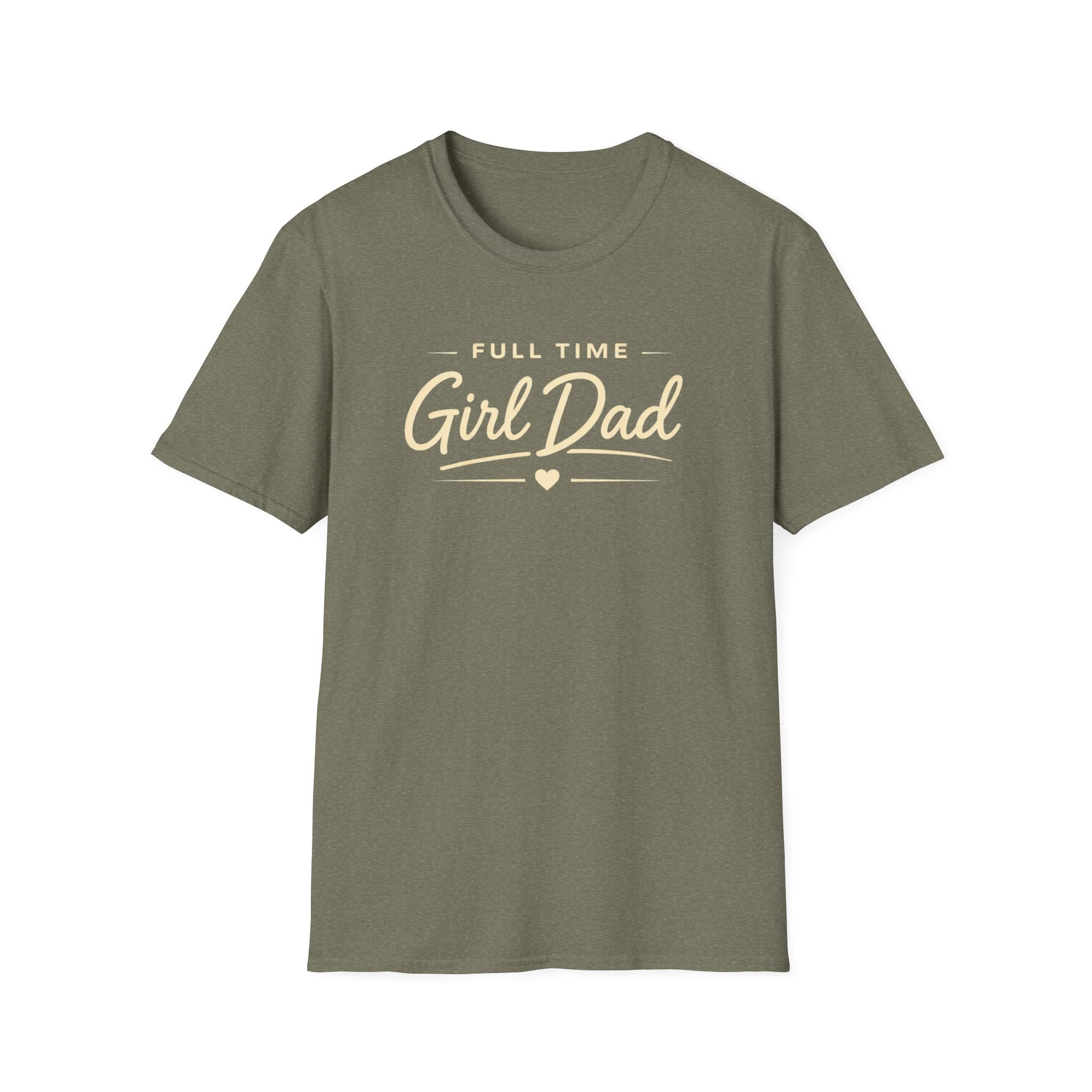 Full Time Girl Dad - minimal T-Shirt
