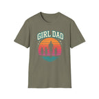 Girl Dad Sunset - 3 girls T-Shirt