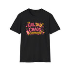 Girl Dad: Chaos Coordinator - Teen - pink graphic T-Shirt