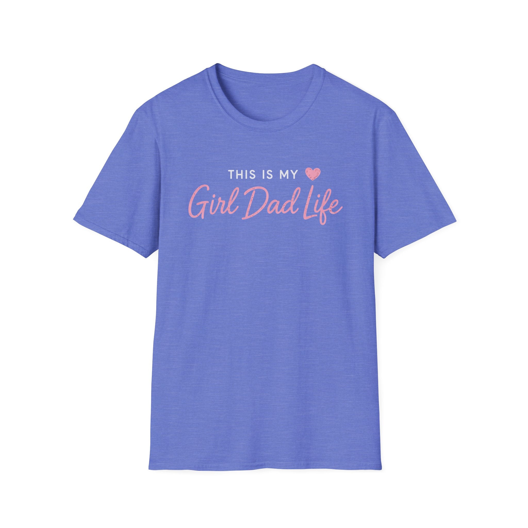 This is my Girl Dad Life - pink minimal T-Shirt