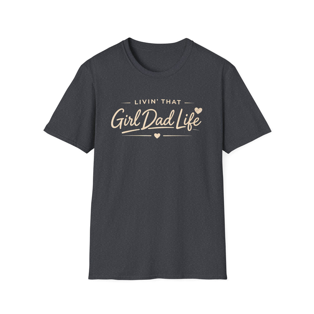 Livin' That Girl Dad Life - minimal T-Shirt