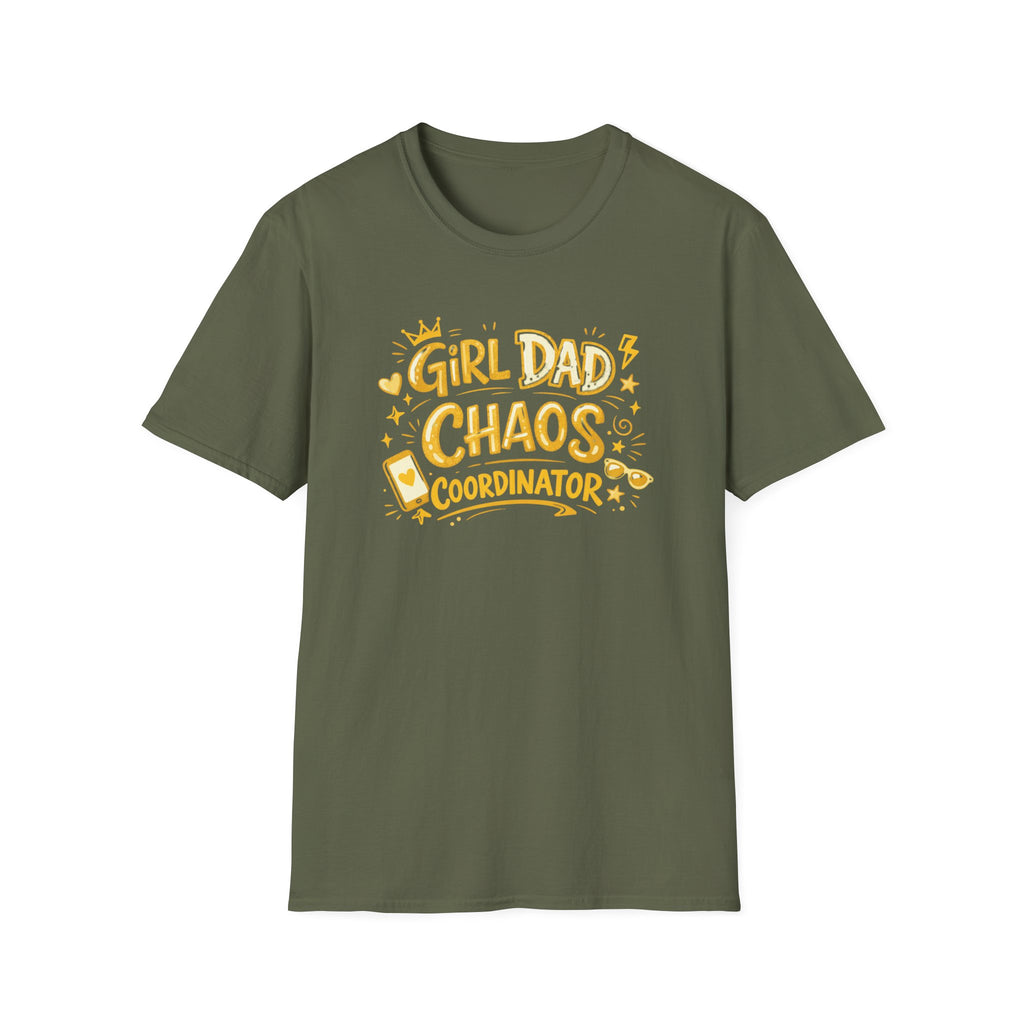 Girl Dad - Chaos Coordinator graphic T-Shirt