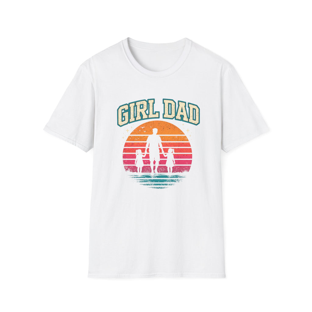Girl Dad Sunset - 2 girls T-Shirt