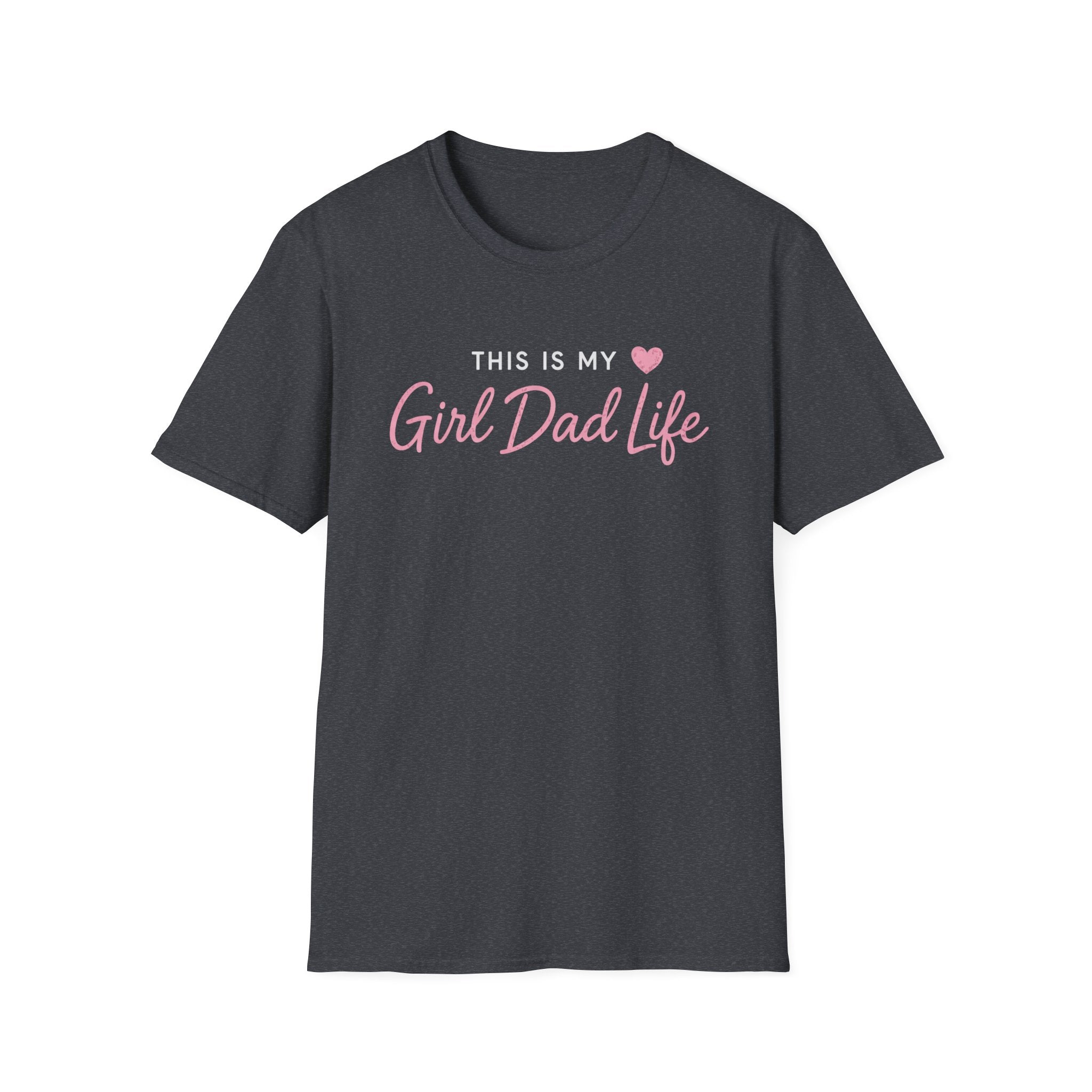 This is my Girl Dad Life - pink minimal T-Shirt