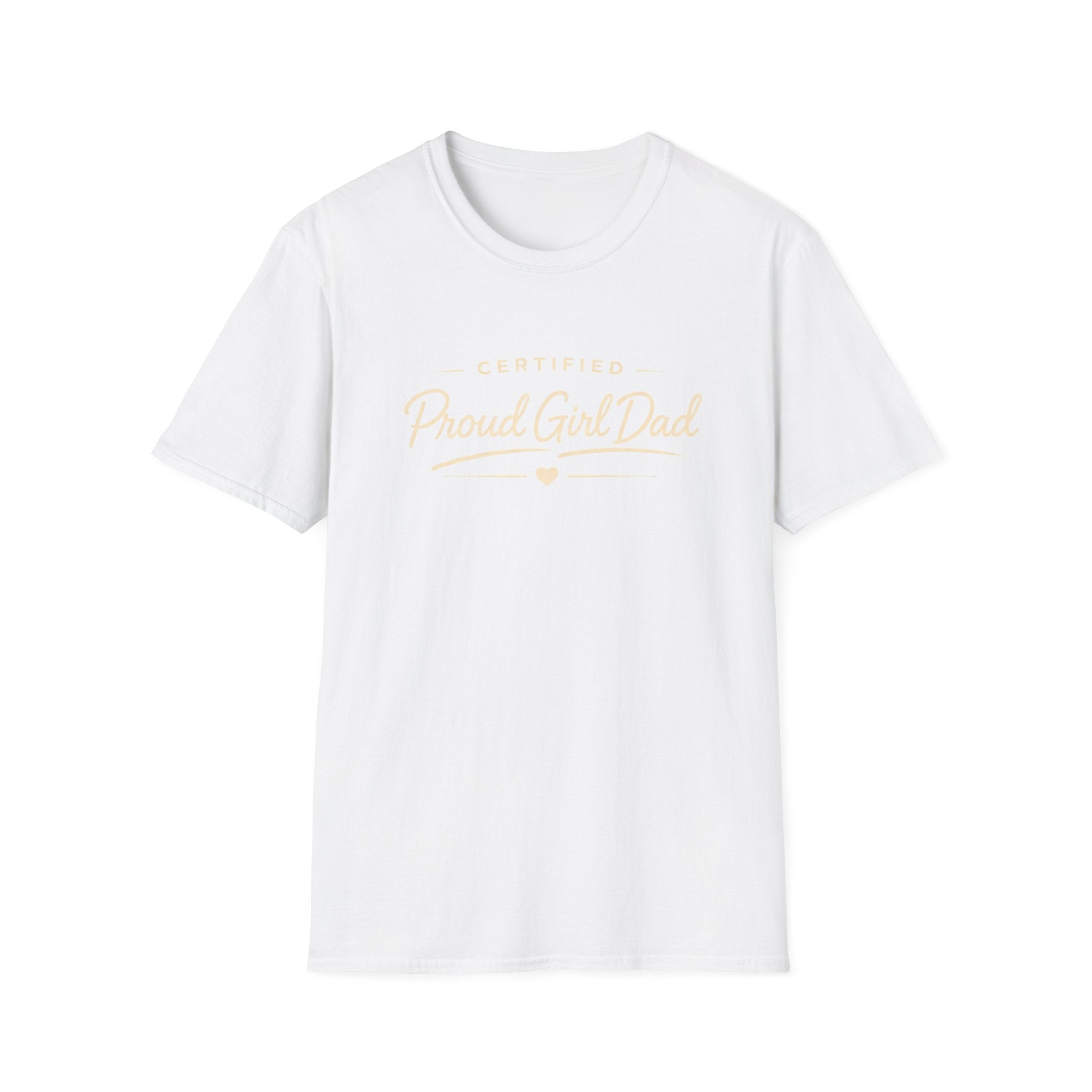 Certified Proud Girl Dad - minimal T-Shirt