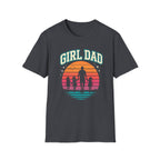 Girl Dad Sunset - 3 girls T-Shirt