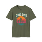 Girl Dad Sunset - 2 girls T-Shirt