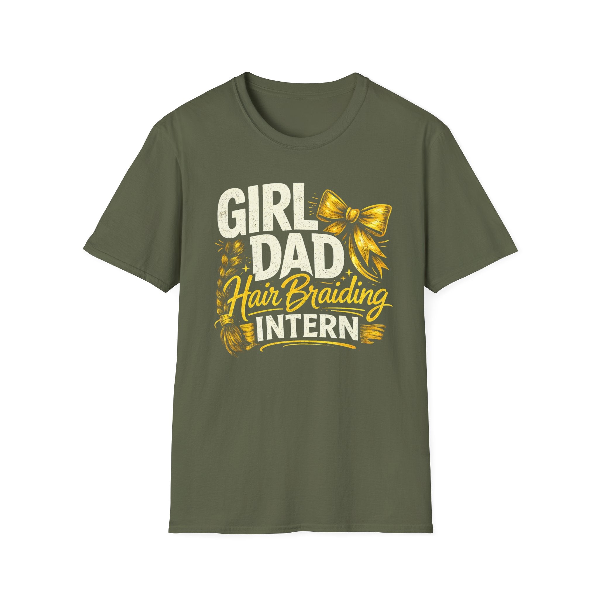 Girl Dad - Hair Braiding Intern - graphic T-Shirt