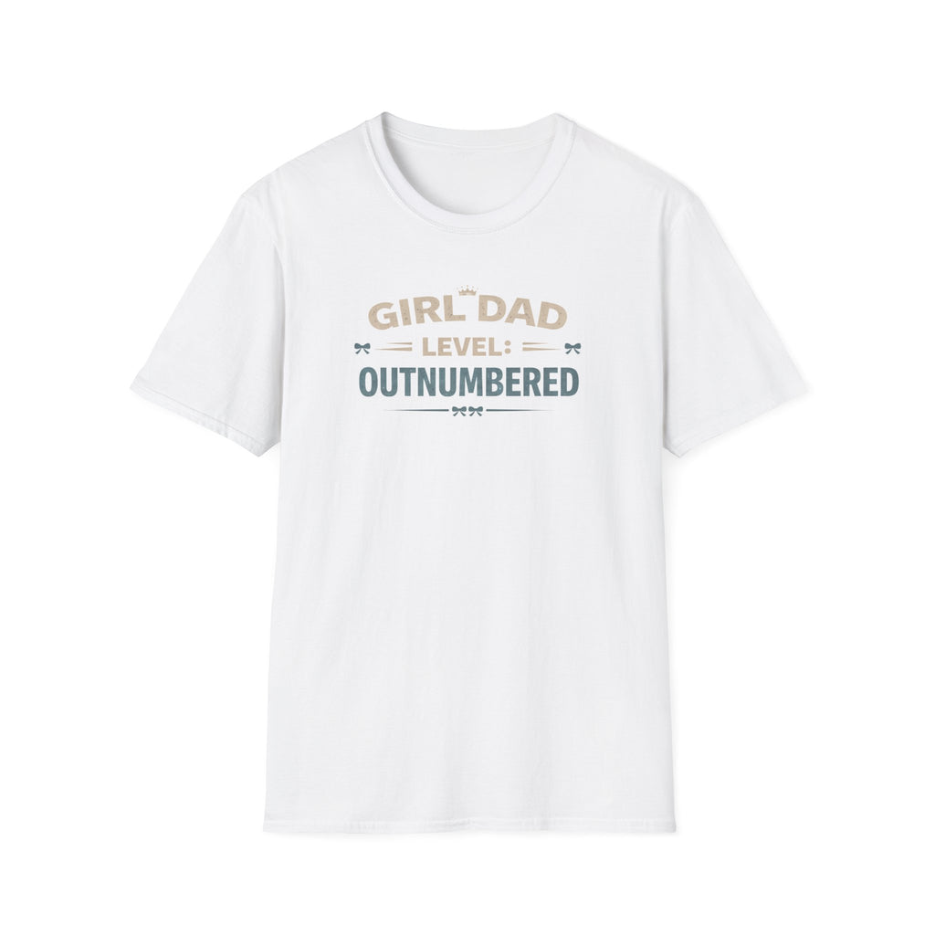 Girl Dad Level: outnumbered T-Shirt